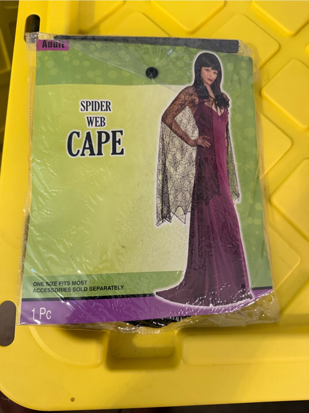 Spider Web Cape - Purple - Unbranded